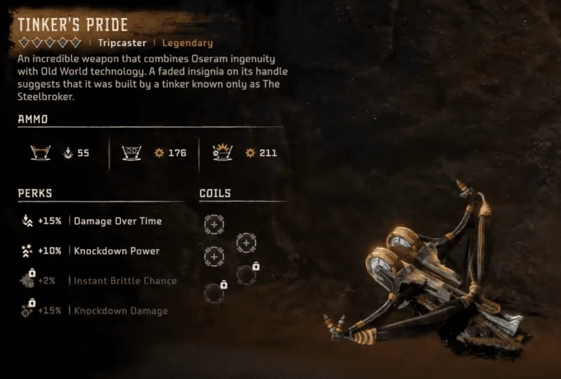 Mejores armas legendarias en Horizon Forbidden West 4