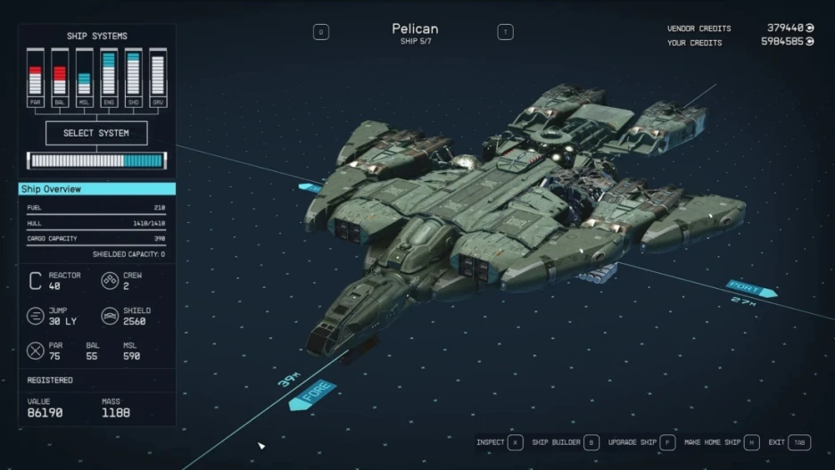 Guía de naves de Starfield: construcción y combate 1