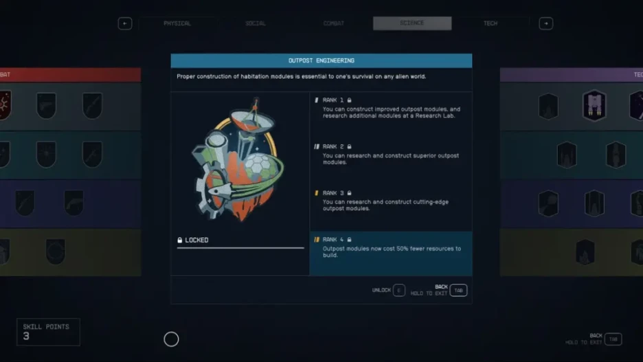 Guía de puestos avanzados en Starfield: construir bases 4