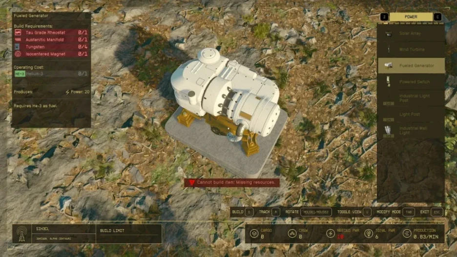 Guía de puestos avanzados en Starfield: construir bases 7
