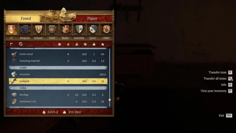 Guía de ganzuado en Kingdom Come Deliverance 2 3