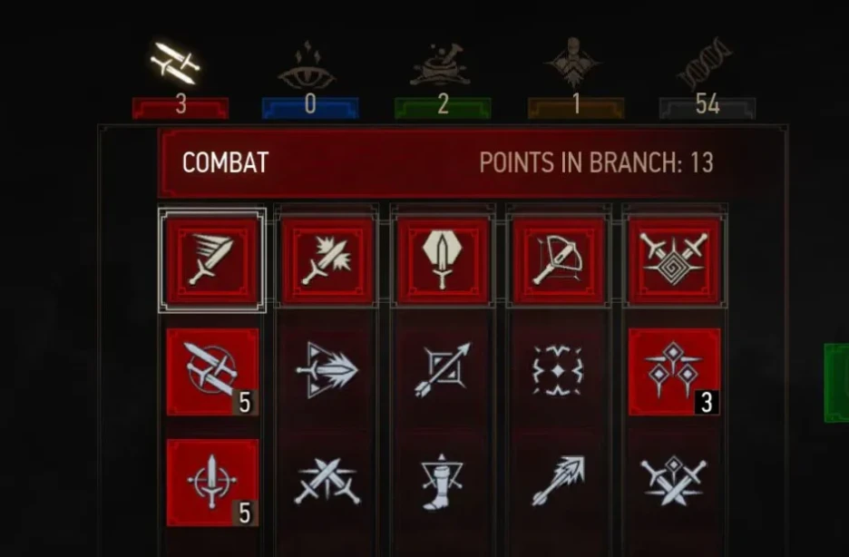 Guía de habilidades esenciales en The Witcher 3 5
