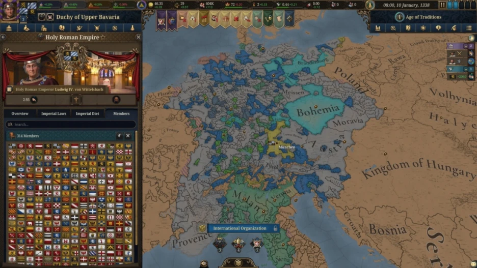 Guía de diplomacia y guerra en Europa Universalis 5 4