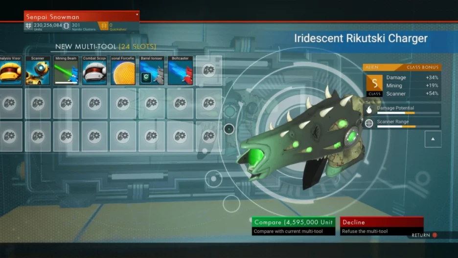 Guía de armas y mejoras en No Mans Sky 1