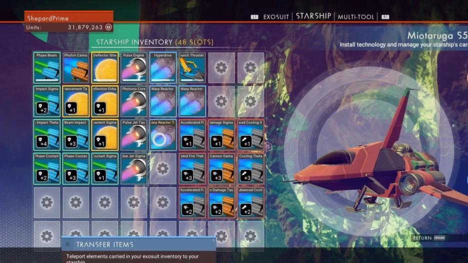 Guía de armas y mejoras en No Mans Sky 2