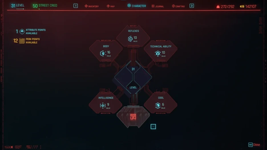 Guía de atributos de Cyberpunk 2077 4