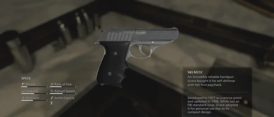 Guía completa de armas de Resident Evil Requiem 2