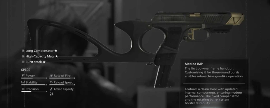 Guía completa de armas de Resident Evil Requiem 5