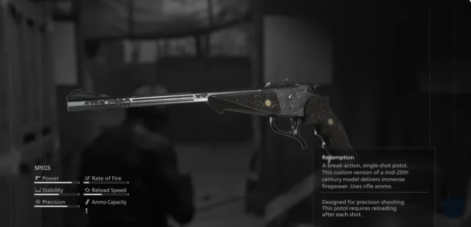 Guía completa de armas de Resident Evil Requiem 7